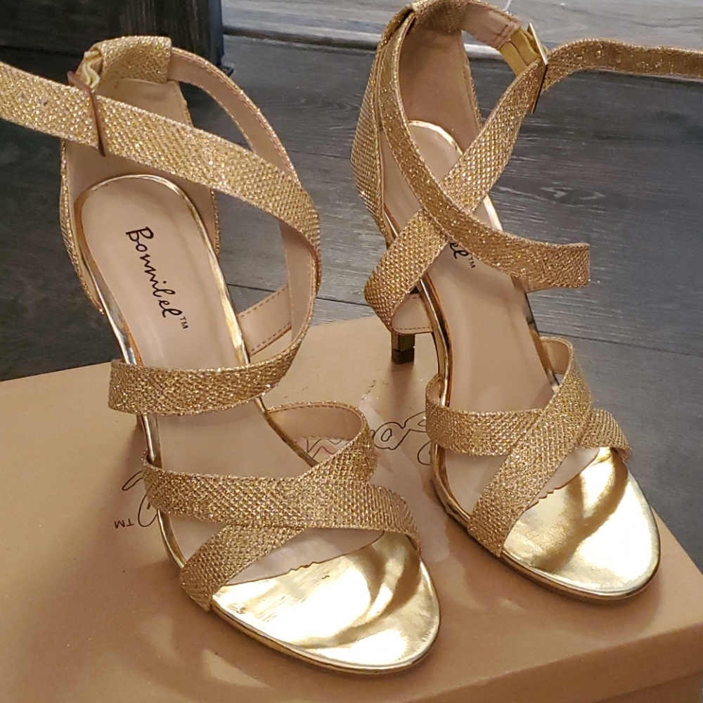 Bonnibel new gold heels